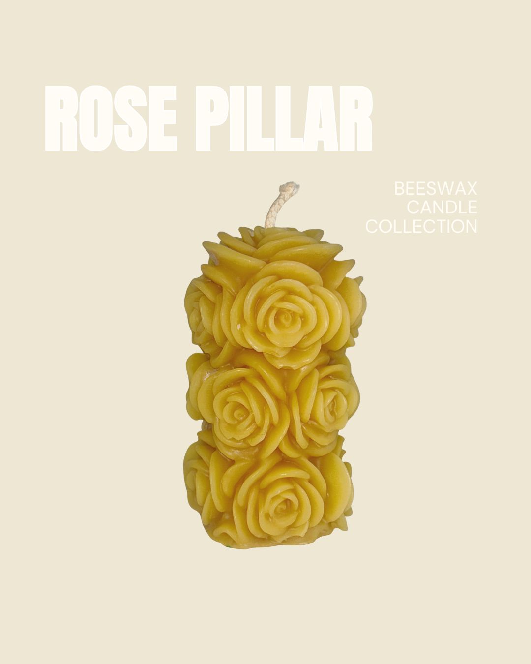 Roses Pillar Candle