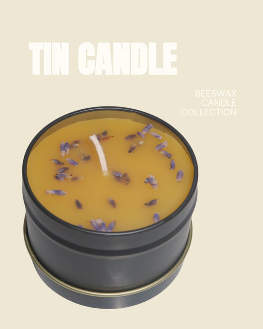Beeswax Tin Candle